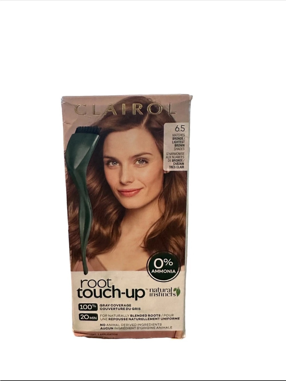 Clairol Root Touch-Up Hair Color - 6.5 Light Brown NEW